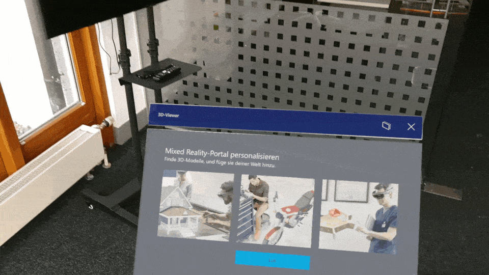 Interaktionen mit der HoloLens 2 auf Ferne